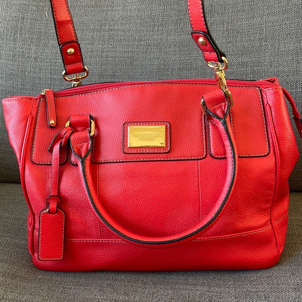 Tignanello red purse